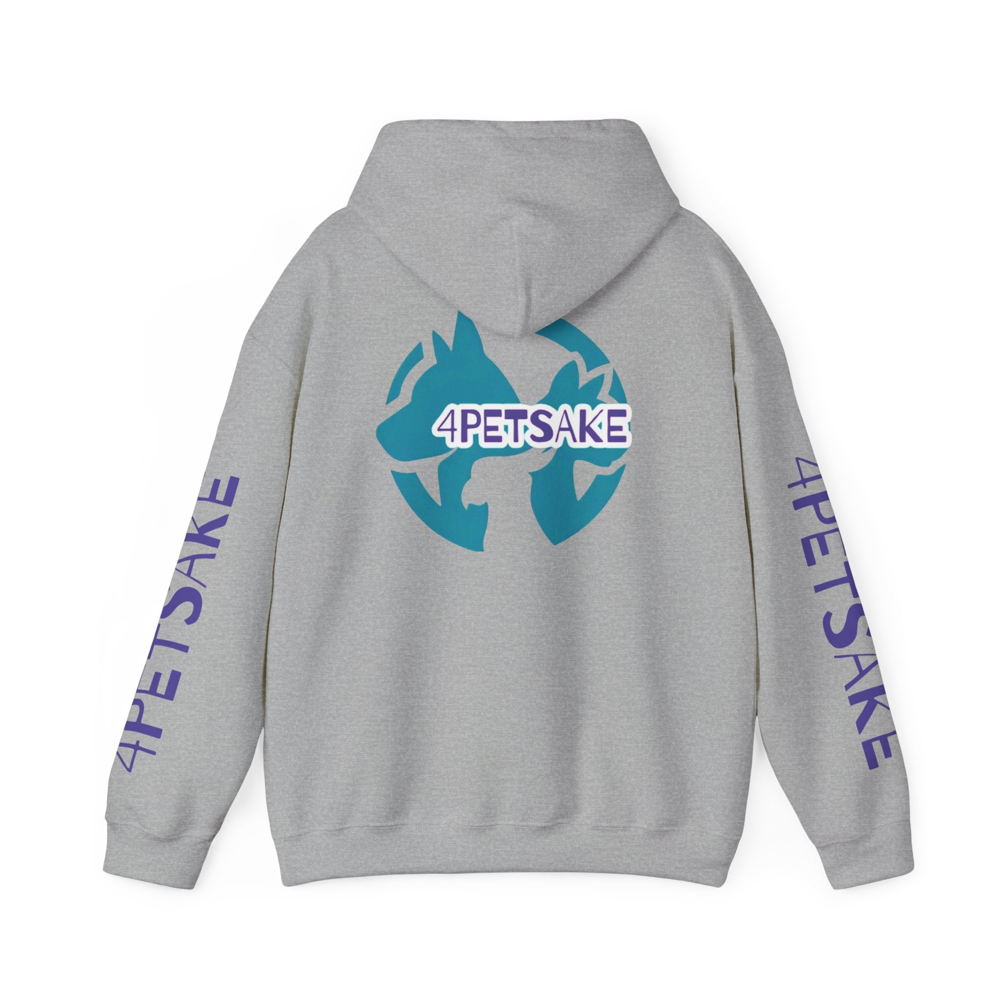 4Petsake Logo Hoodie — Pet Rescue & Adoption Support Pullover