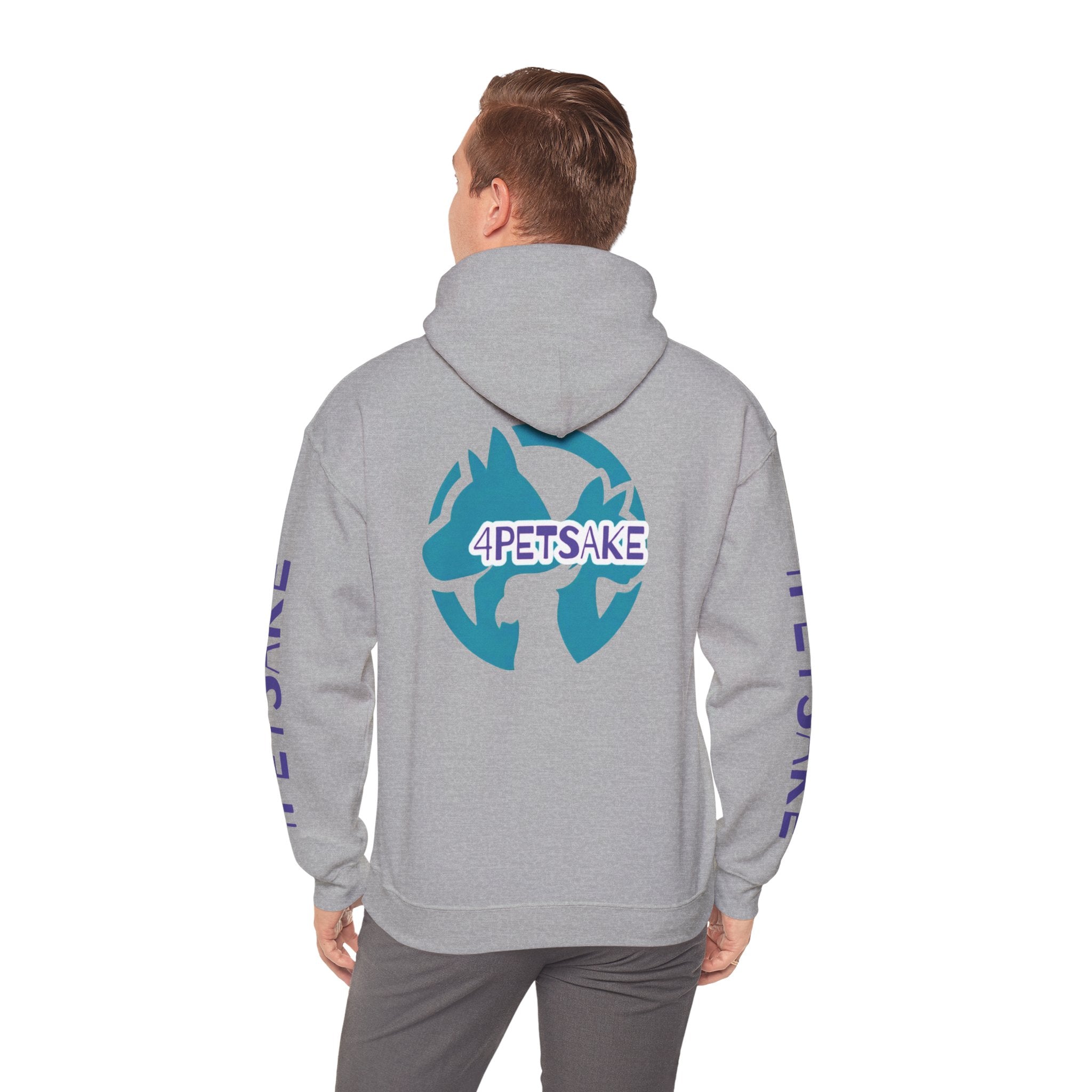 4Petsake Logo Hoodie — Pet Rescue & Adoption Support Pullover
