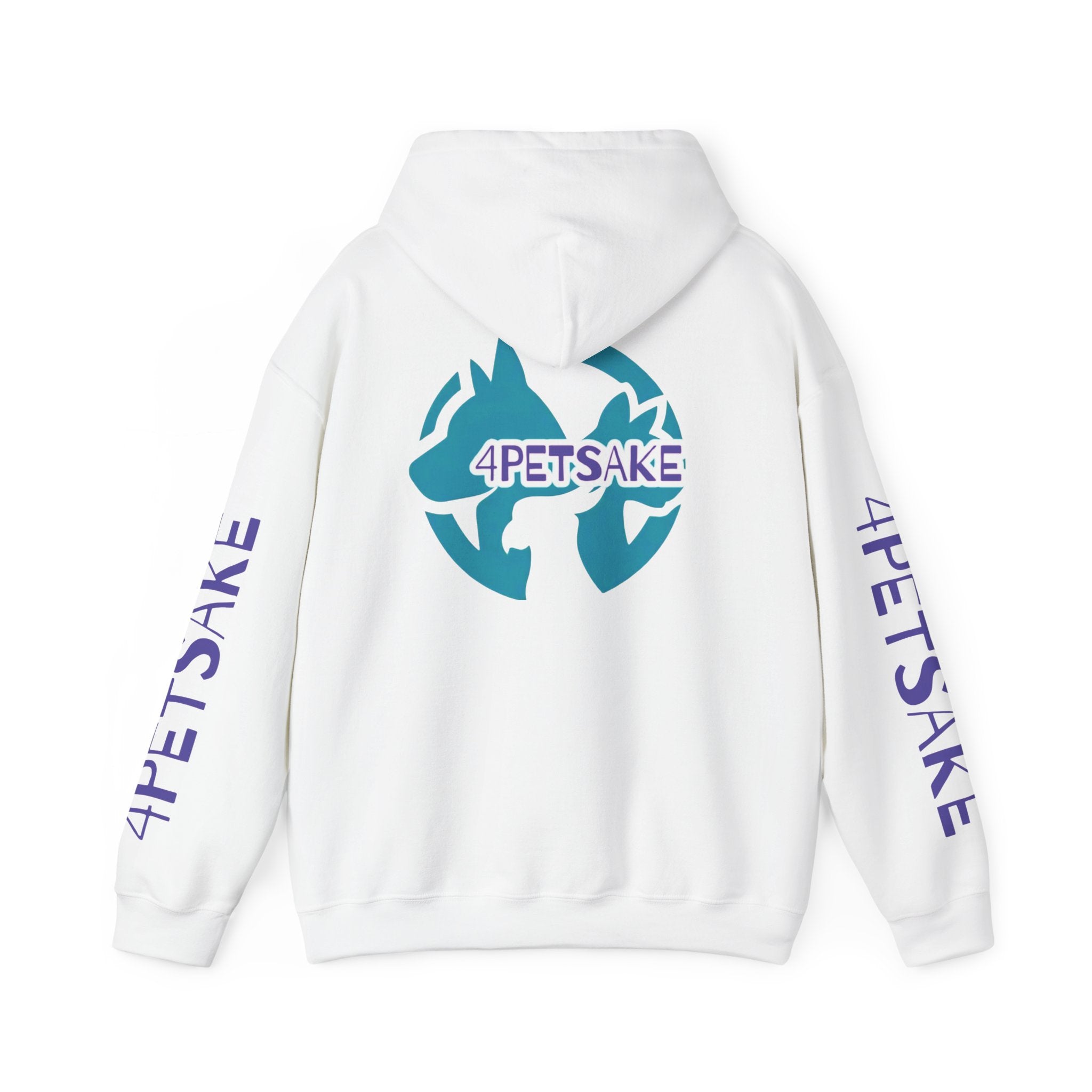 4Petsake Logo Hoodie — Pet Rescue & Adoption Support Pullover