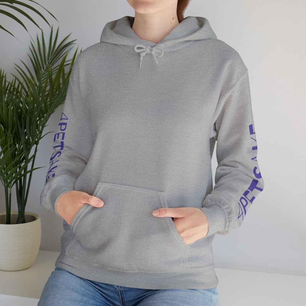 4Petsake Logo Hoodie — Pet Rescue & Adoption Support Pullover