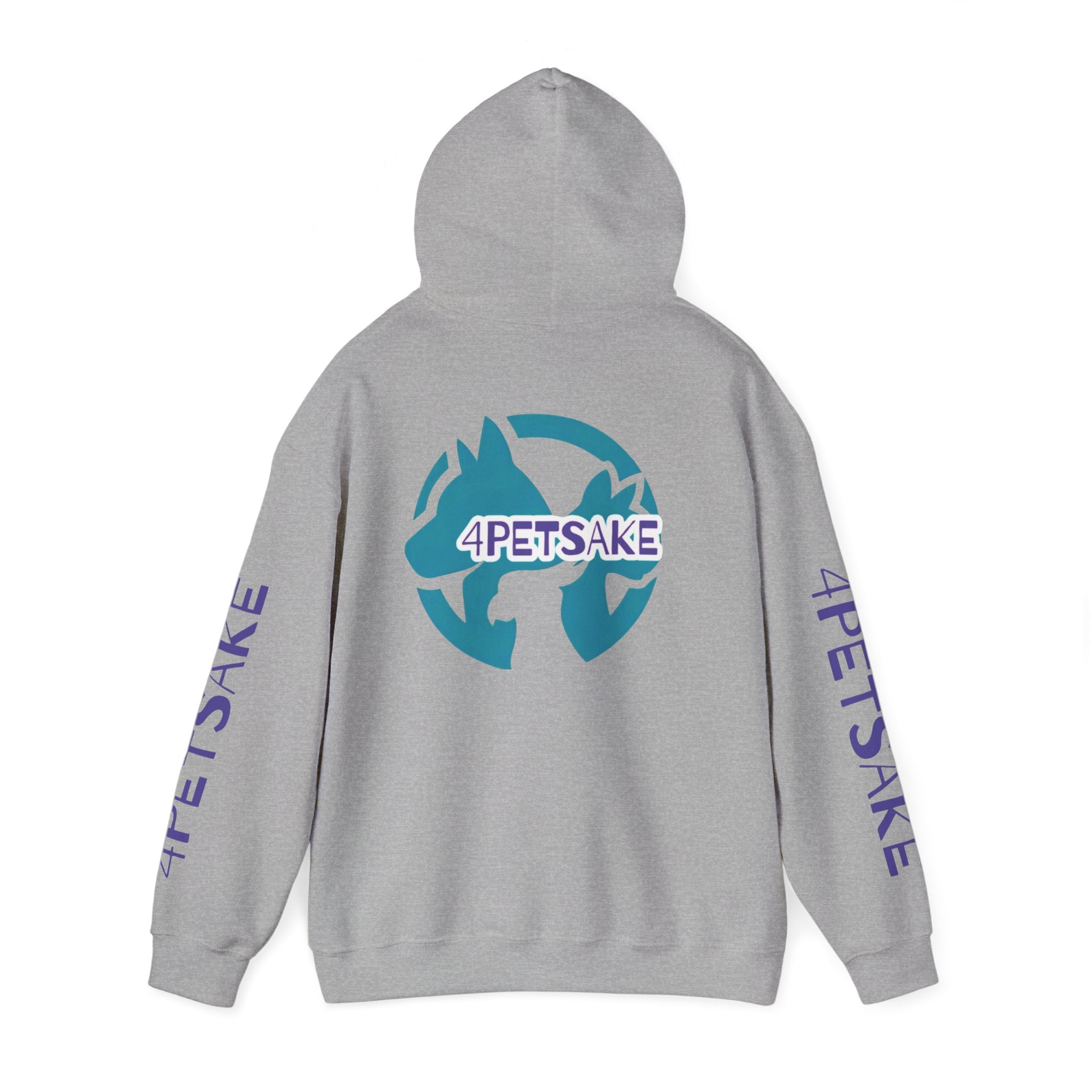 4Petsake Logo Hoodie — Pet Rescue & Adoption Support Pullover