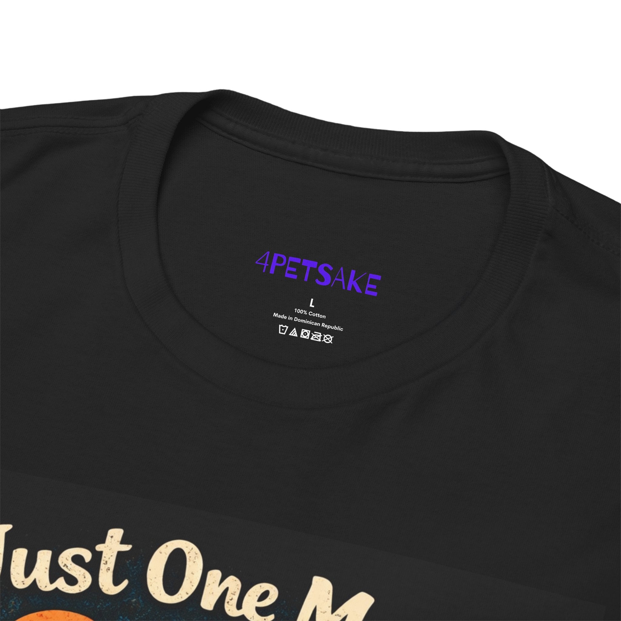 Just One More Cat T-Shirt — Cute Cat Lover Tee with ’Meow’ Graphic