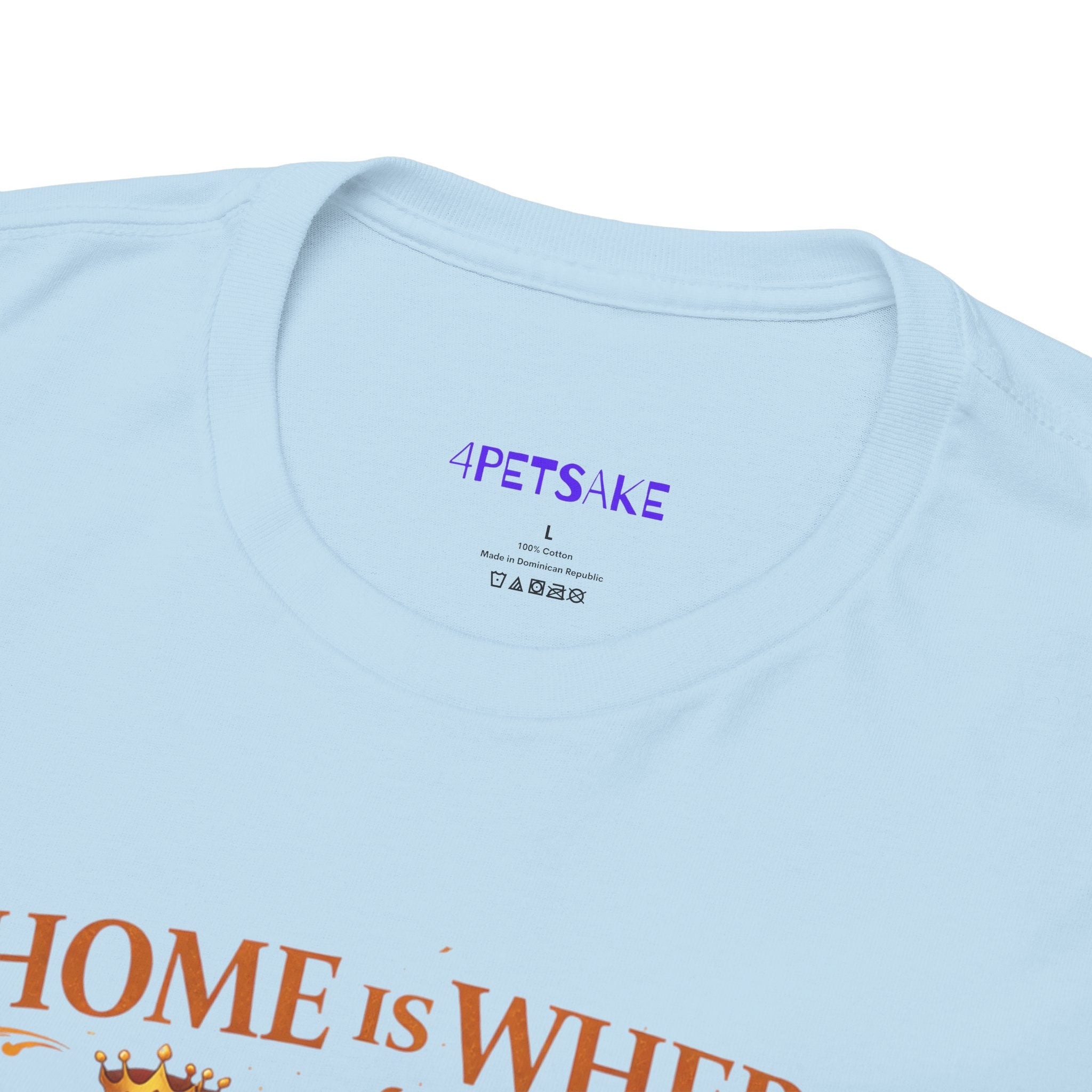 Cat Judgment T-Shirt — "Home Is Where the Cat Is Judging You" Graphic Tee