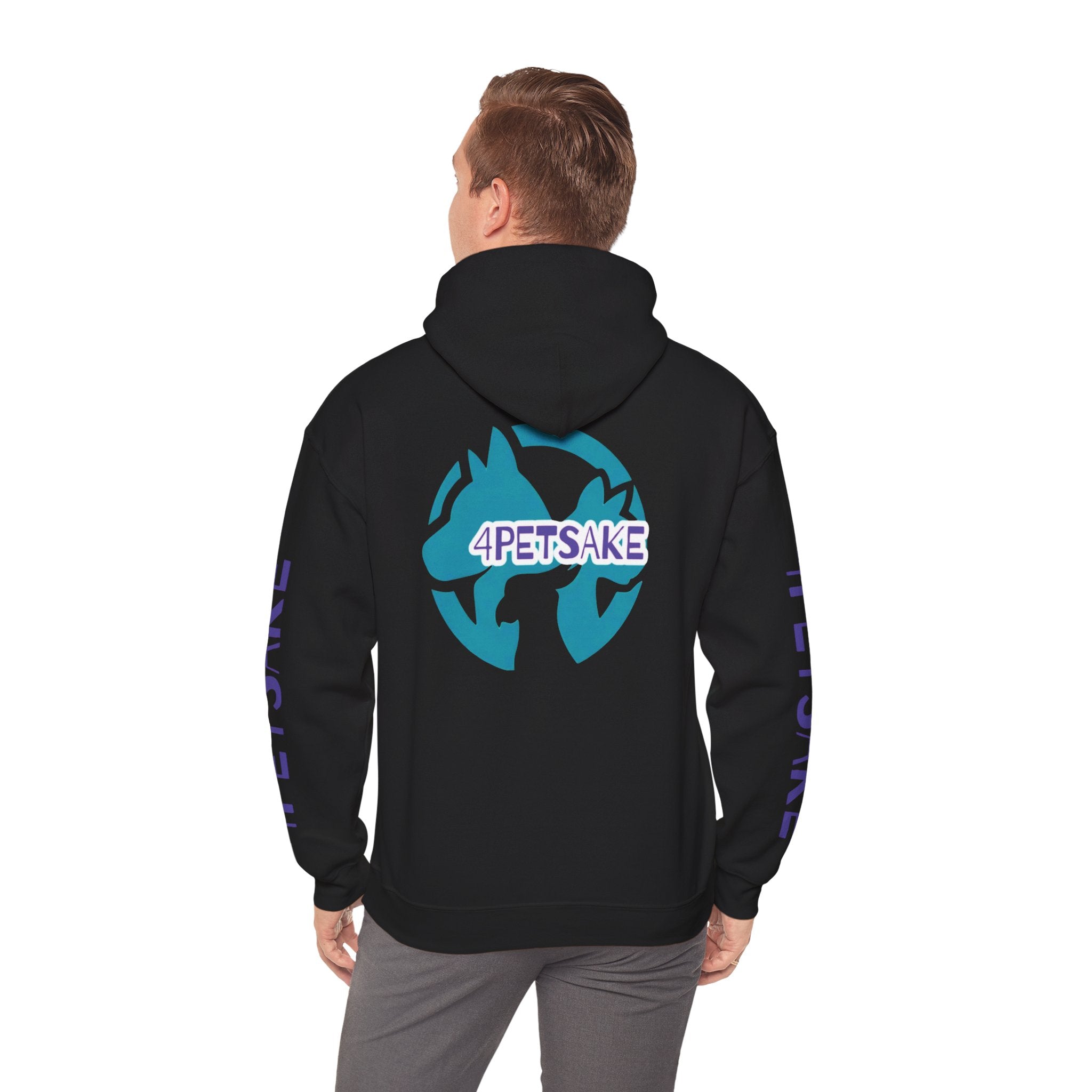 4Petsake Logo Hoodie — Pet Rescue & Adoption Support Pullover