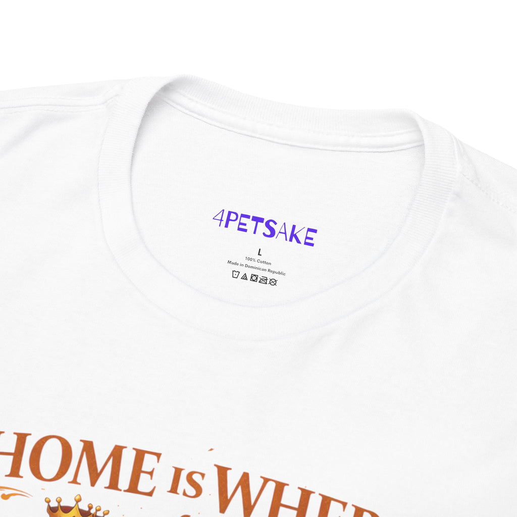 Cat Judgment T-Shirt — "Home Is Where the Cat Is Judging You" Graphic Tee