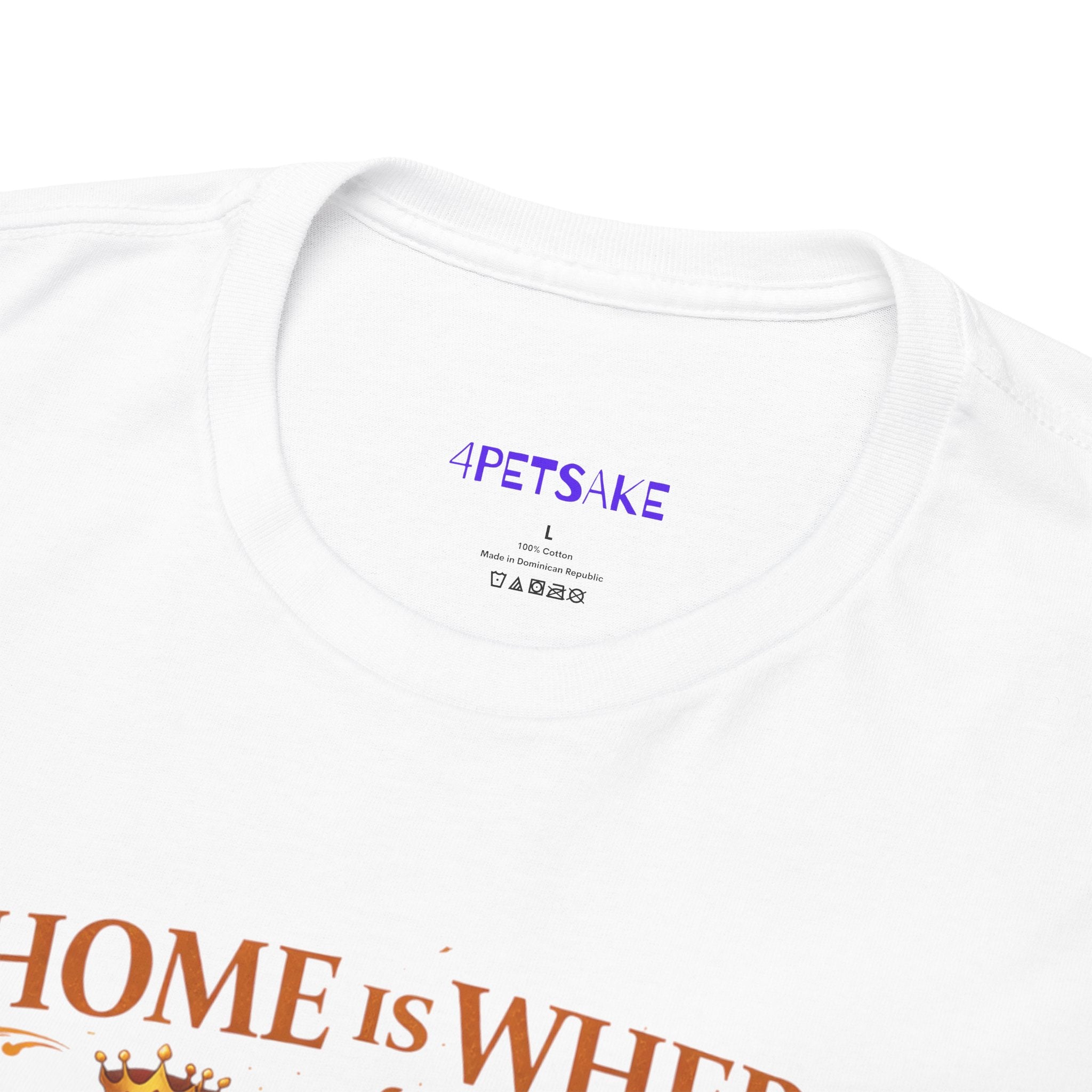 Cat Judgment T-Shirt — "Home Is Where the Cat Is Judging You" Graphic Tee