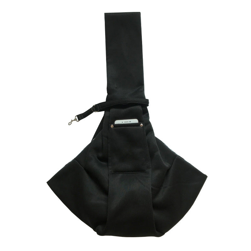 Polyester Pet Crossbody Bag With Pockets, Can Hold Up To 15 Jin