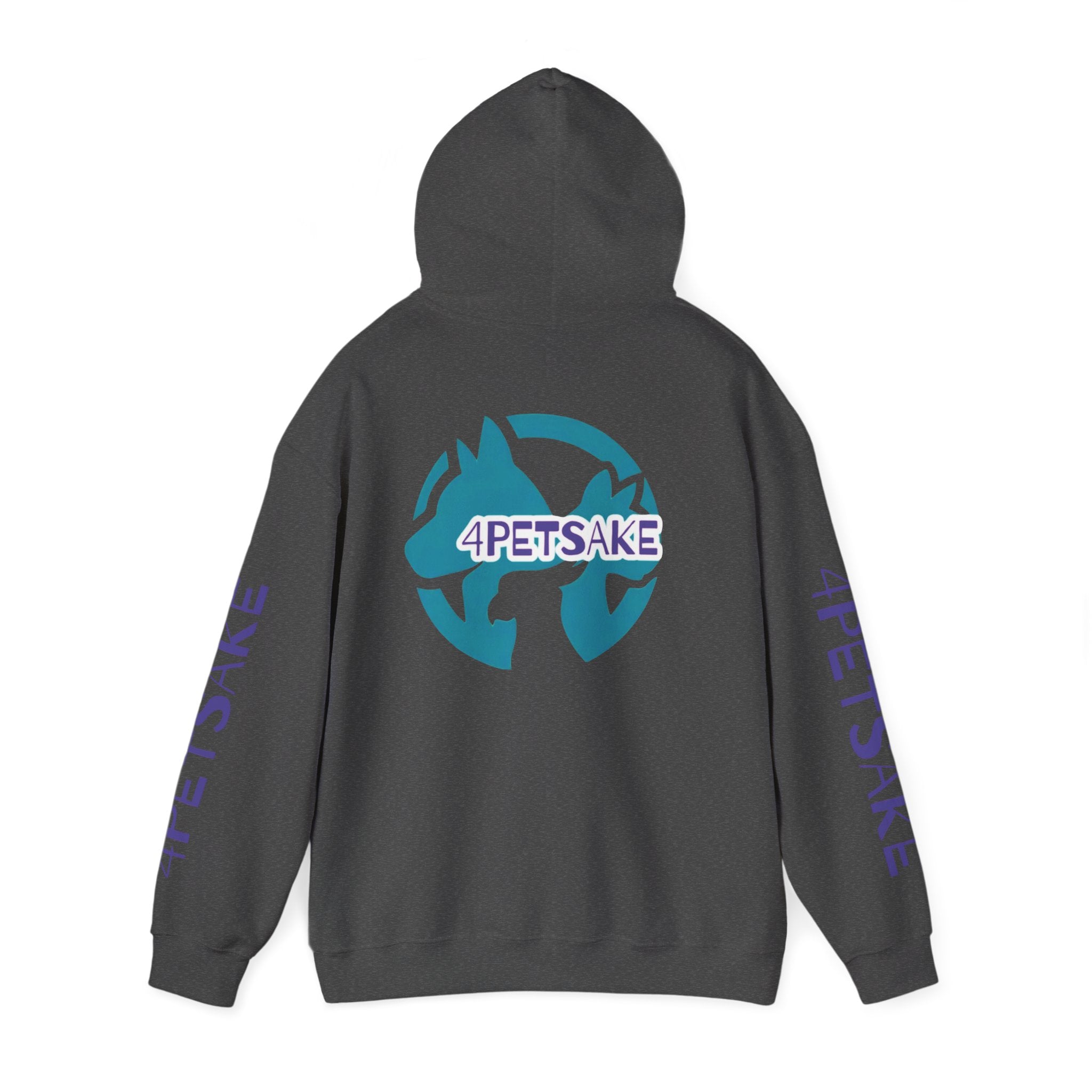 4Petsake Logo Hoodie — Pet Rescue & Adoption Support Pullover