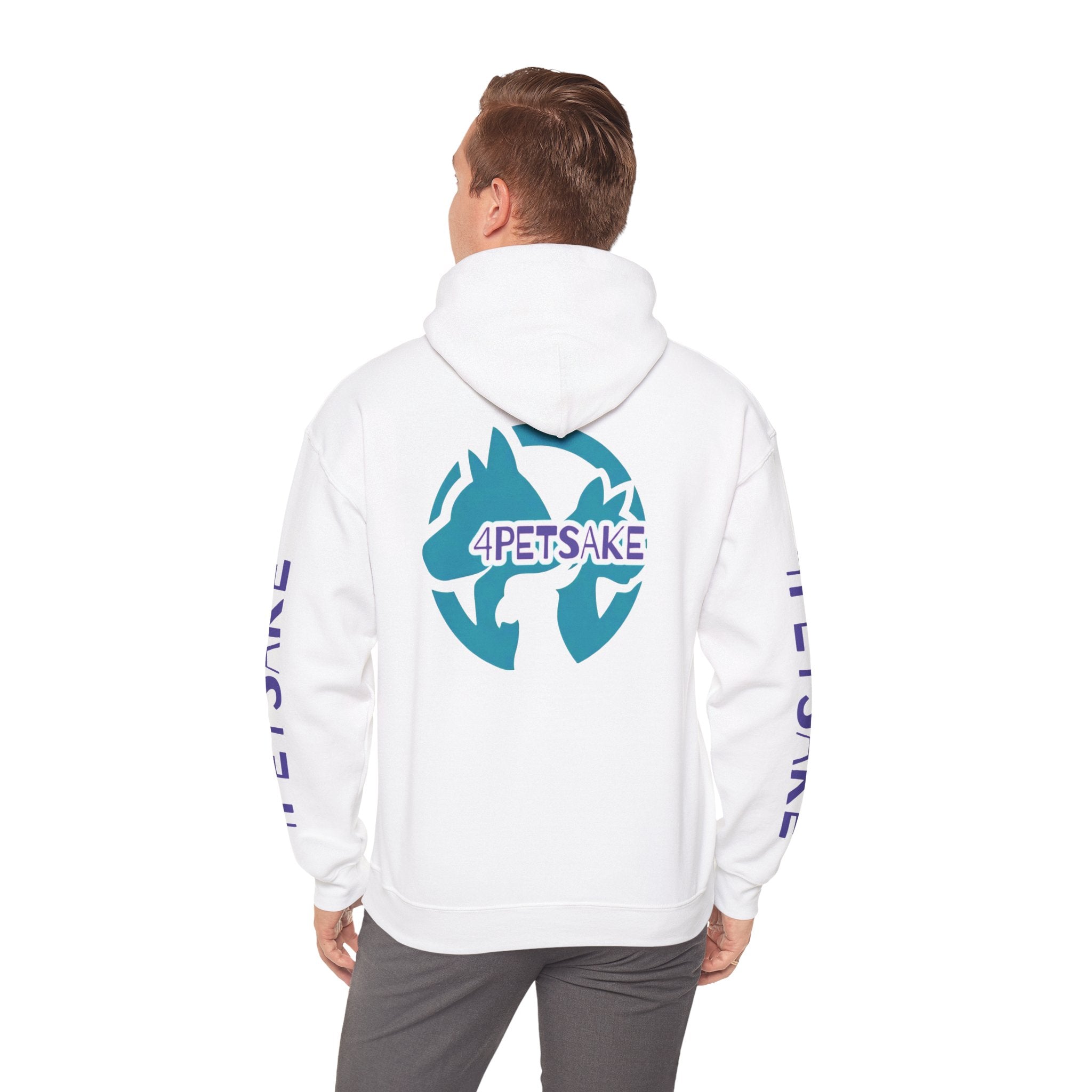 4Petsake Logo Hoodie — Pet Rescue & Adoption Support Pullover