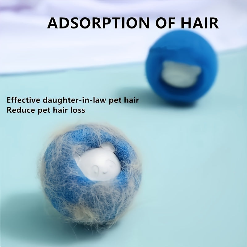 [Pet Hair Removal Balls] 3/5/6/12/15/18/21-Pack Pet Hair Removal Laundry Balls | Durable Polycarbonate, Smooth Surface, Time and Energy Saving, No Electricity Needed, Ideal for Delicate and Heavy Washing