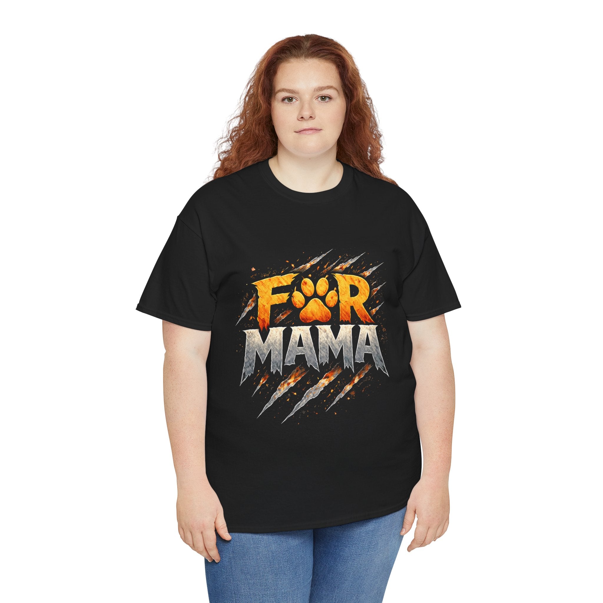 For Mama Paw T-Shirt — Mama Cat/Dog Paw Graphic Tee