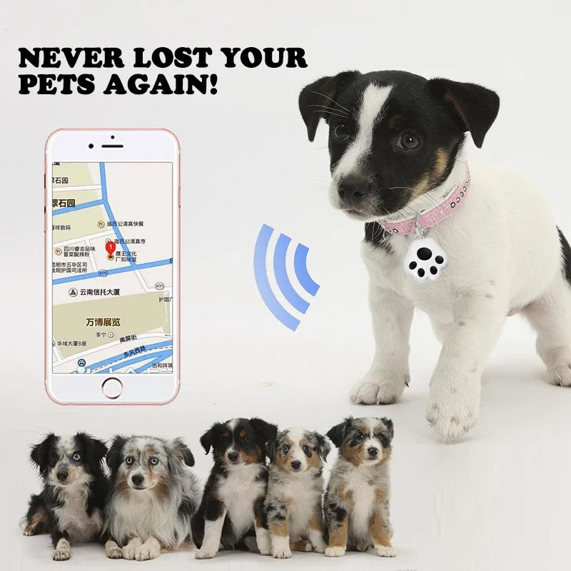 Mini Pet Anti-lost Smart GPS Tracker Key Kids Bag Finder Dog Cat Pet for IOS/ Android Locator Bluetooth Tracker Device Reminder