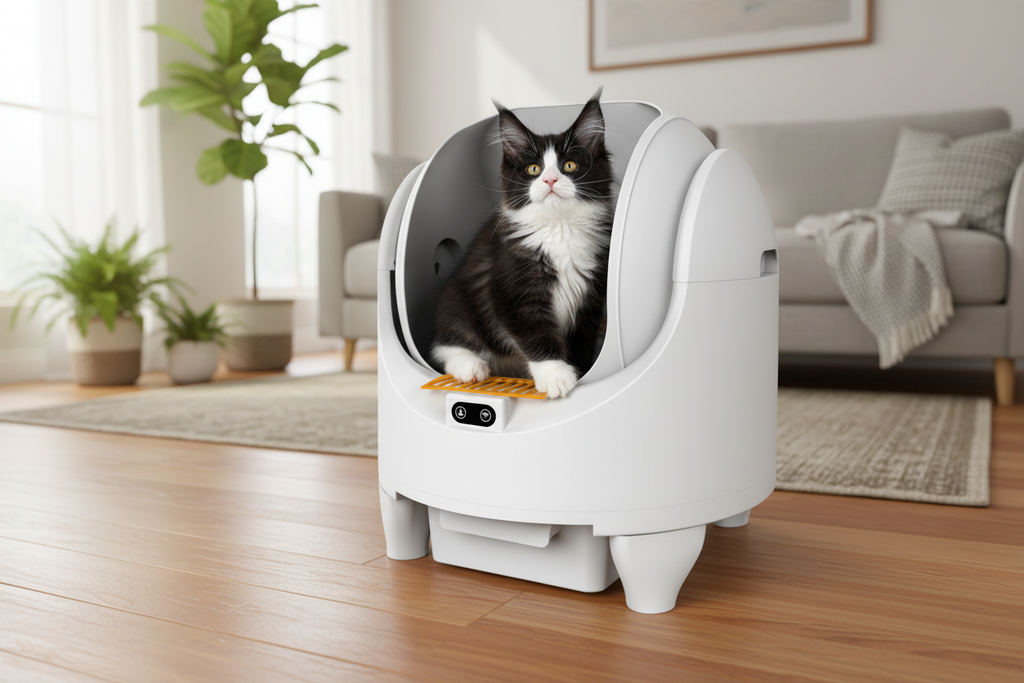 Fully Automatic Cat Litter Box With Large Space Intelligent Shovel Machine