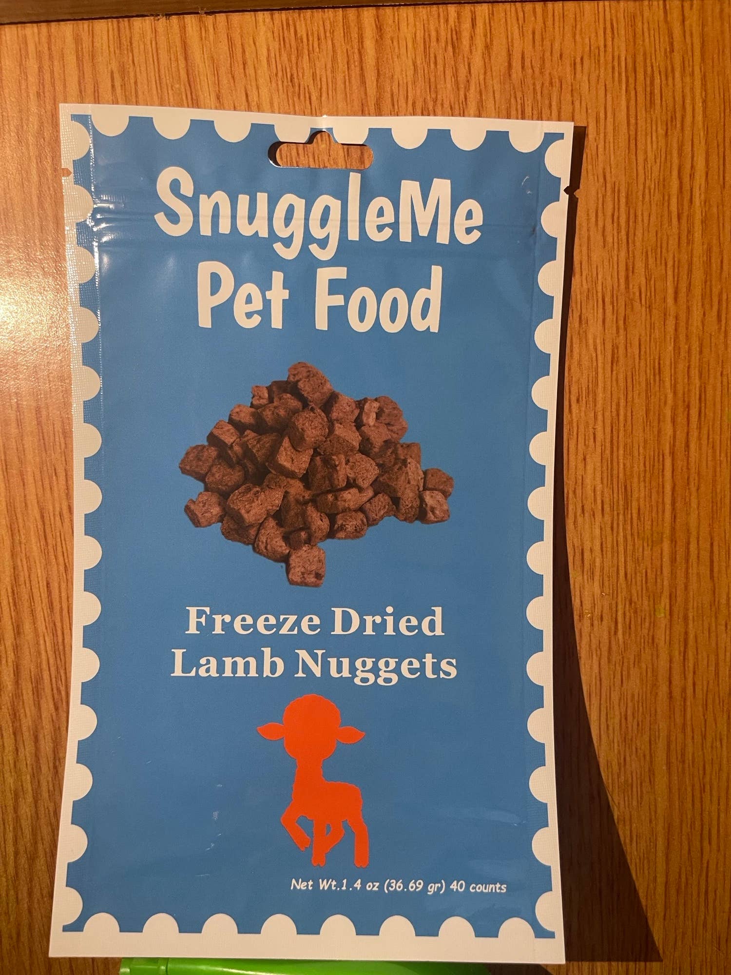 Snuggleme Freeze Dried Lamb nuggets