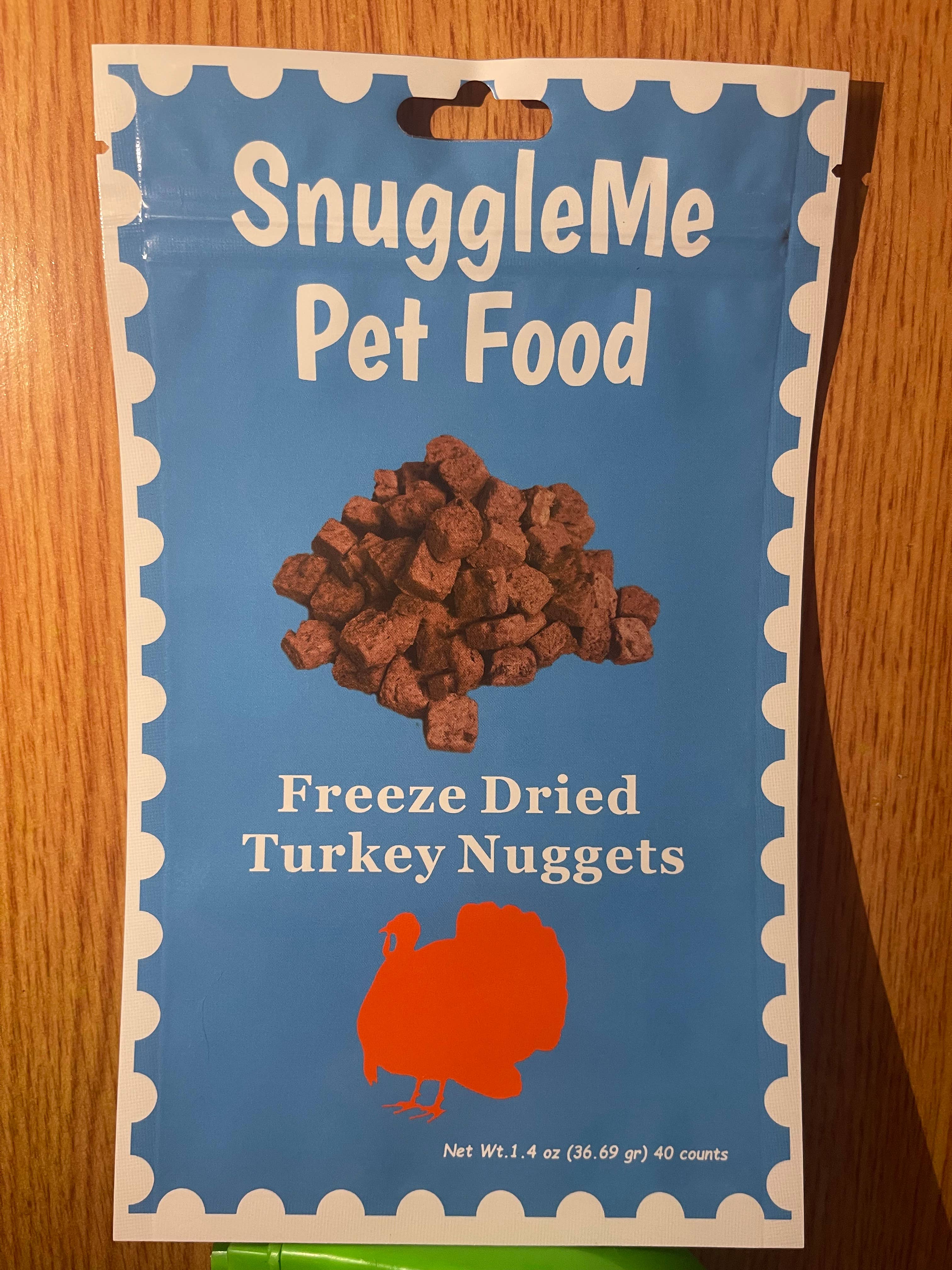 Snuggleme Freeze dried turkey nuggets