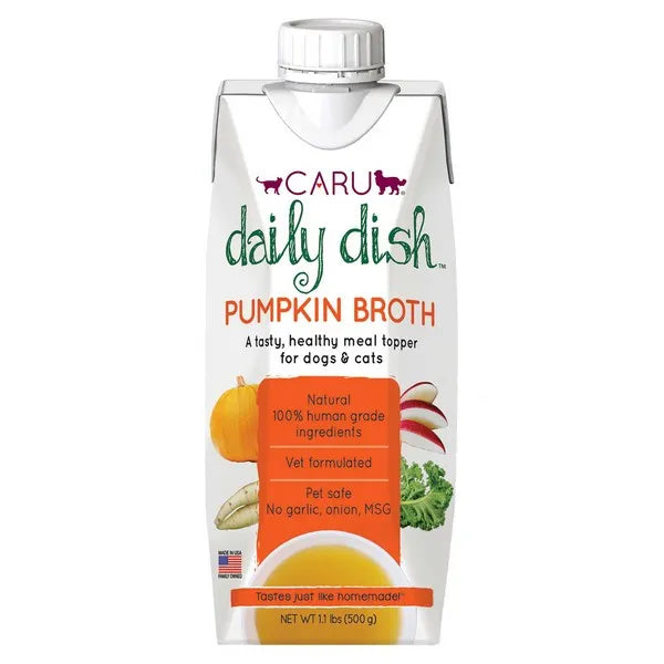 17.6 oz. Caru Daily Dish Pumpkin Broth For Dogs And Cats