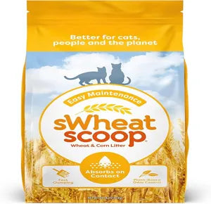 28lb Swheat Scoop Easy Maintenance Cat Litter