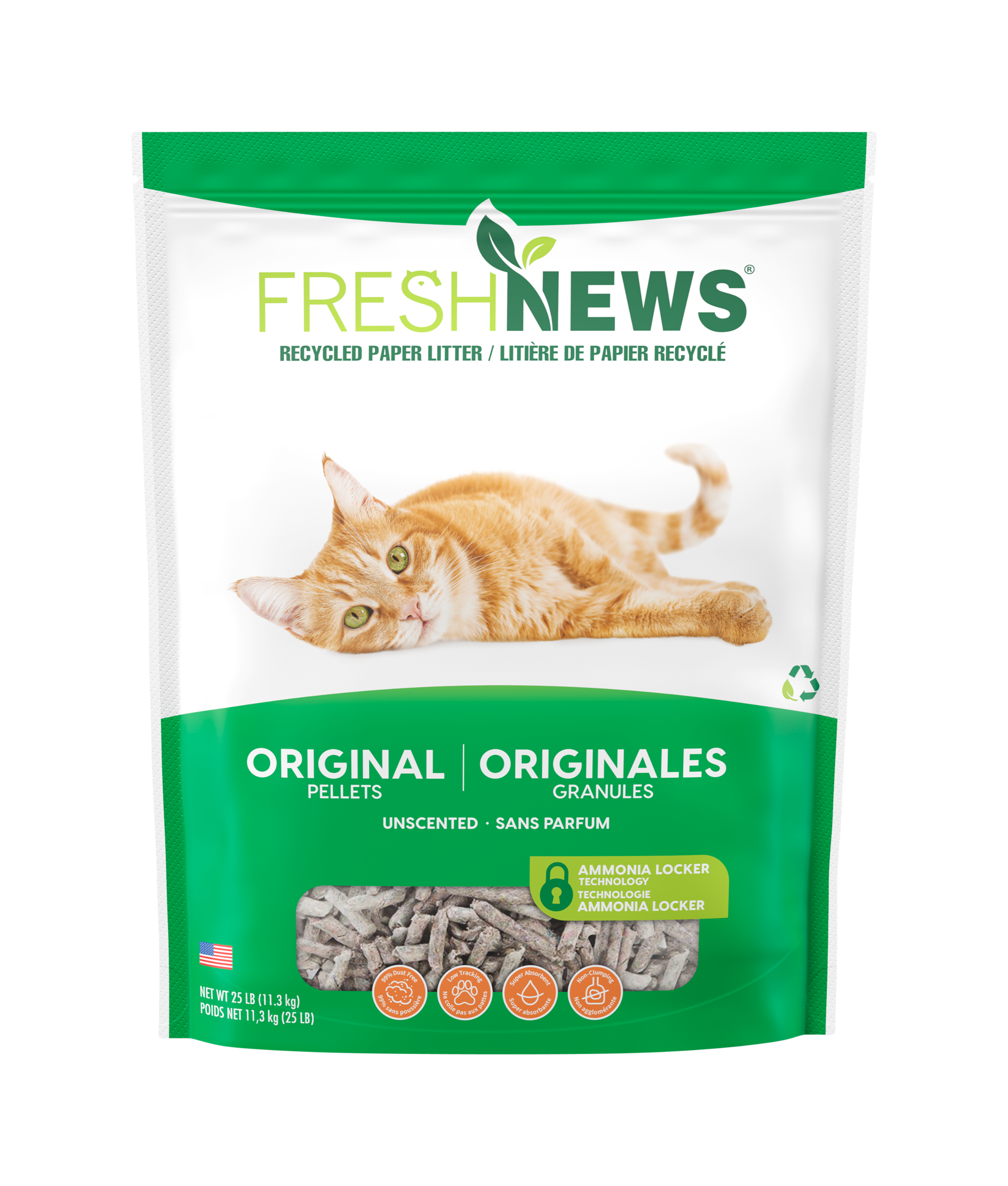 25 Lb Fresh News Cat Litter