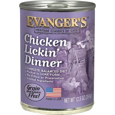 12.6 oz. Evanger's Dinner For Cats