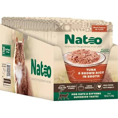 2.4oz Natoo Wet CAT recipe in broth
