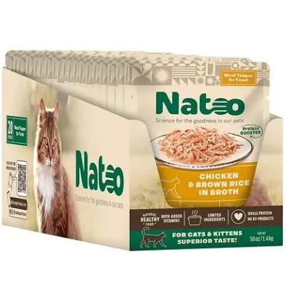 2.4oz Natoo Wet CAT recipe in broth