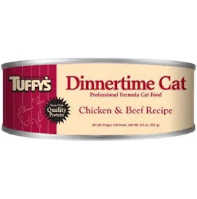 5.5oz Tuffy's Dinnertime Cat Canned food