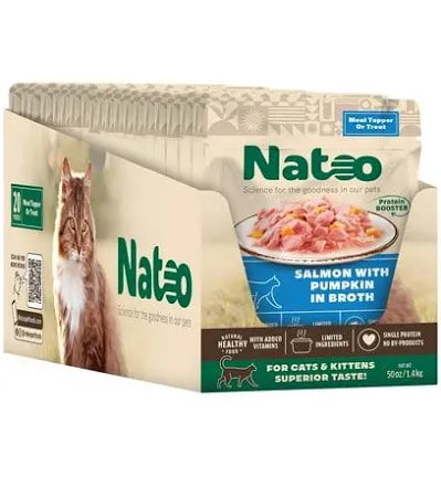 2.4oz Natoo Wet CAT recipe in broth